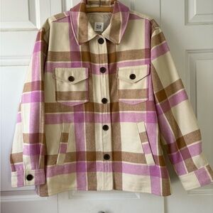 GAP Plaid jacket size XL